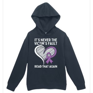 Domestic Violence Awareness Sexual Assault Awareness Gift Urban Pullover Hoodie