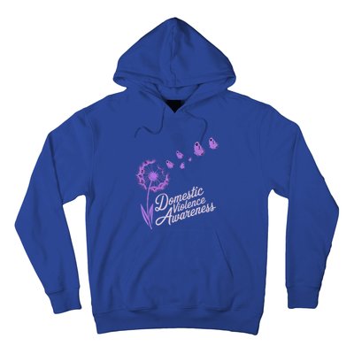 Domestic Violence Awareness Month Purple Ribbon Hoodie