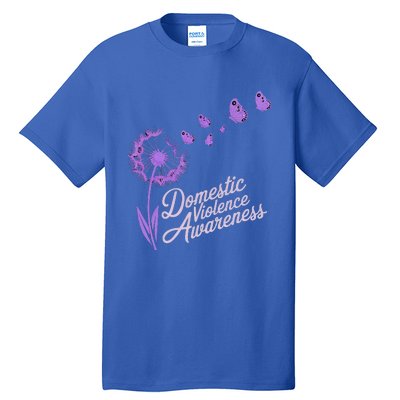 Domestic Violence Awareness Month Purple Ribbon Tall T-Shirt