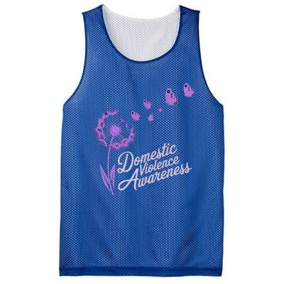 Domestic Violence Awareness Month Purple Ribbon Mesh Reversible Basketball Jersey Tank