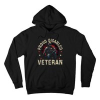 Disabled Veteran Armed Forces Military Soldier Army Usa Hoodie