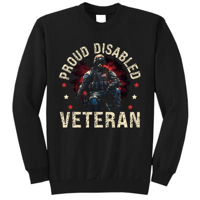 Disabled Veteran Armed Forces Military Soldier Army Usa Sweatshirt