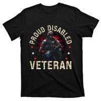 Disabled Veteran Armed Forces Military Soldier Army Usa T-Shirt