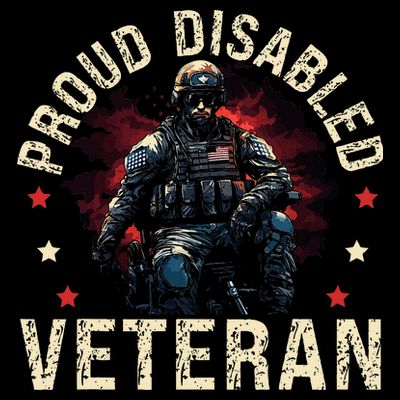 Disabled Veteran Armed Forces Military Soldier Army Usa T-Shirt
