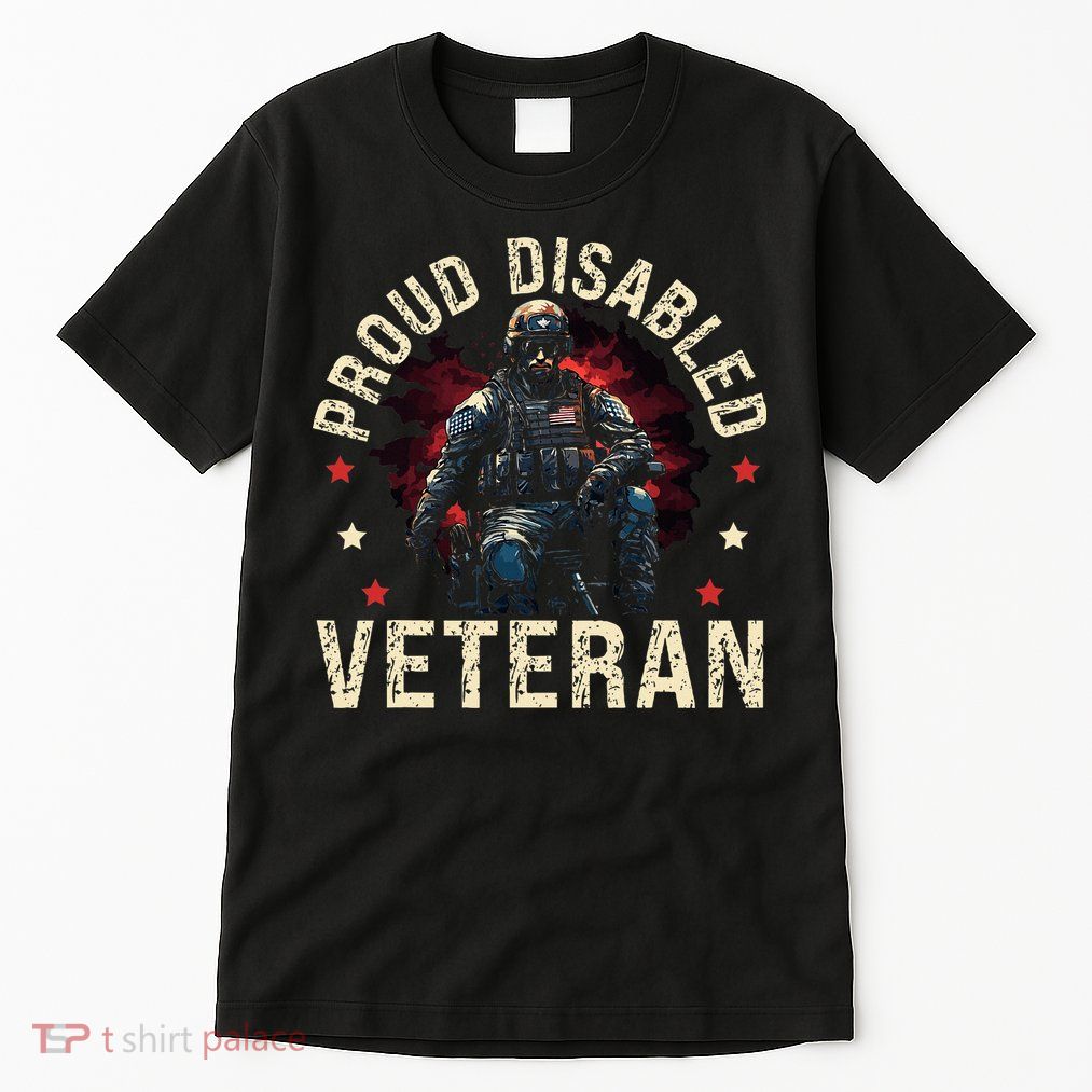 Disabled Veteran Armed Forces Military Soldier Army Usa Tall T-Shirt
