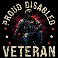 Disabled Veteran Armed Forces Military Soldier Army Usa Backpack