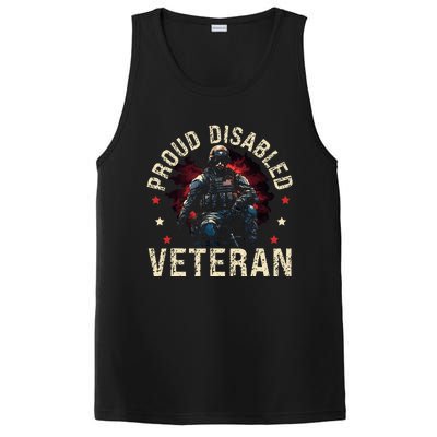 Disabled Veteran Armed Forces Military Soldier Army Usa PosiCharge Competitor Tank