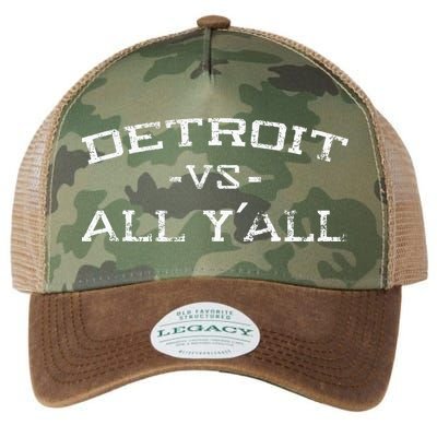 Detroit Vs All Yall Everyone For YAll In Detroit Legacy Tie Dye Trucker Hat