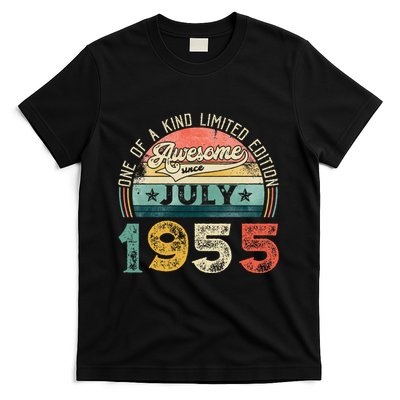 Distressed Vintage Awesome Since July 1955 68th Birthday T-Shirt