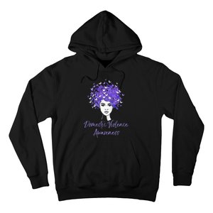 Domestic Violence Awareness Purple Butterfly Gift Hoodie