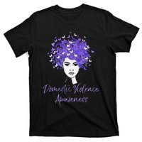 Domestic Violence Awareness Purple Butterfly Gift T-Shirt