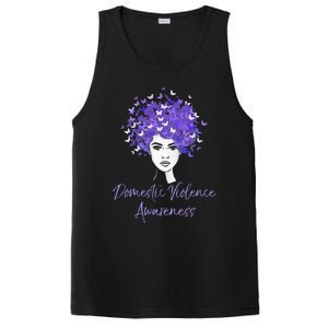 Domestic Violence Awareness Purple Butterfly Gift PosiCharge Competitor Tank