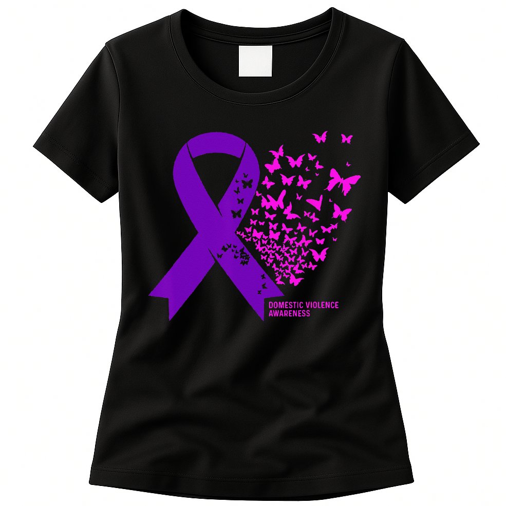 Domestic Violence Awareness End Domestic Violence Womens T-Shirt