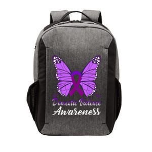 Domestic Violence Awareness Butterfly Purple Ribbon Support Vector Backpack