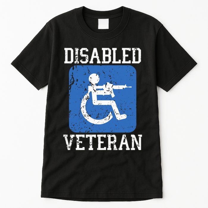 Disabled Veteran Armed Forces Military Soldier Army Usa Tall T-Shirt