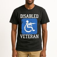 Disabled Veteran Armed Forces Military Soldier Army Usa Tall T-Shirt