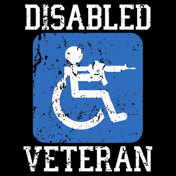 Disabled Veteran Armed Forces Military Soldier Army Usa Tall T-Shirt