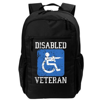 Disabled Veteran Armed Forces Military Soldier Army Usa Daily Commute Backpack