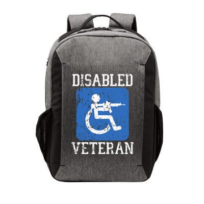 Disabled Veteran Armed Forces Military Soldier Army Usa Vector Backpack