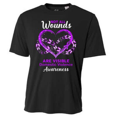 Domestic Violence Awareness Not All Wounds Are Visible Cooling Performance Crew T-Shirt