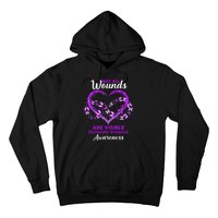 Domestic Violence Awareness Not All Wounds Are Visible Hoodie