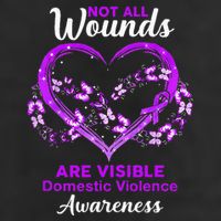 Domestic Violence Awareness Not All Wounds Are Visible Adult Drive Performance Visor