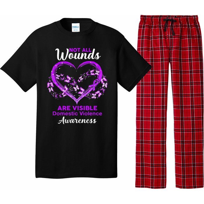 Domestic Violence Awareness Not All Wounds Are Visible Pajama Set