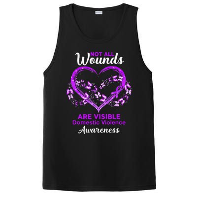 Domestic Violence Awareness Not All Wounds Are Visible PosiCharge Competitor Tank