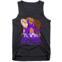 Domestic Violence Awareness Stop Violence End Silence Tank Top