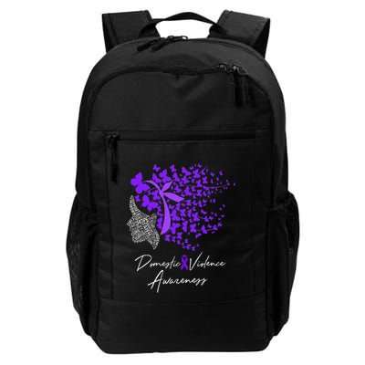 Domestic Violence Awareness Gifts Purple Butterflies Backpack