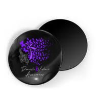 Domestic Violence Awareness Gifts Purple Butterflies Magnet