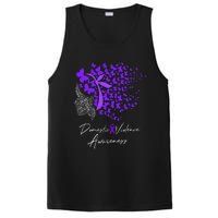 Domestic Violence Awareness Gifts Purple Butterflies PosiCharge Competitor Tank