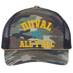 Duval Vs All Y’All Retro Rope Trucker Hat Cap