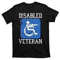 Disabled Veteran Armed Forces Military Soldier Army Usa T-Shirt