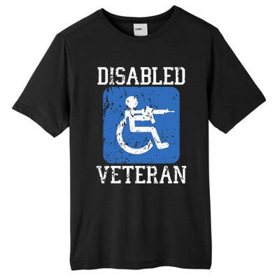 Disabled Veteran Armed Forces Military Soldier Army Usa Tall Fusion ChromaSoft Performance T-Shirt