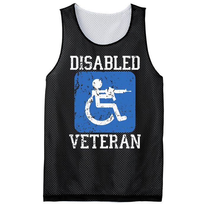 Disabled Veteran Armed Forces Military Soldier Army Usa Mesh Reversible Basketball Jersey Tank