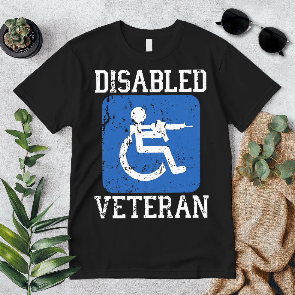 Disabled Veteran Armed Forces Military Soldier Army Usa Premium T-Shirt