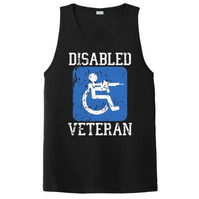 Disabled Veteran Armed Forces Military Soldier Army Usa PosiCharge Competitor Tank