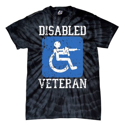 Disabled Veteran Armed Forces Military Soldier Army Usa Tie-Dye T-Shirt