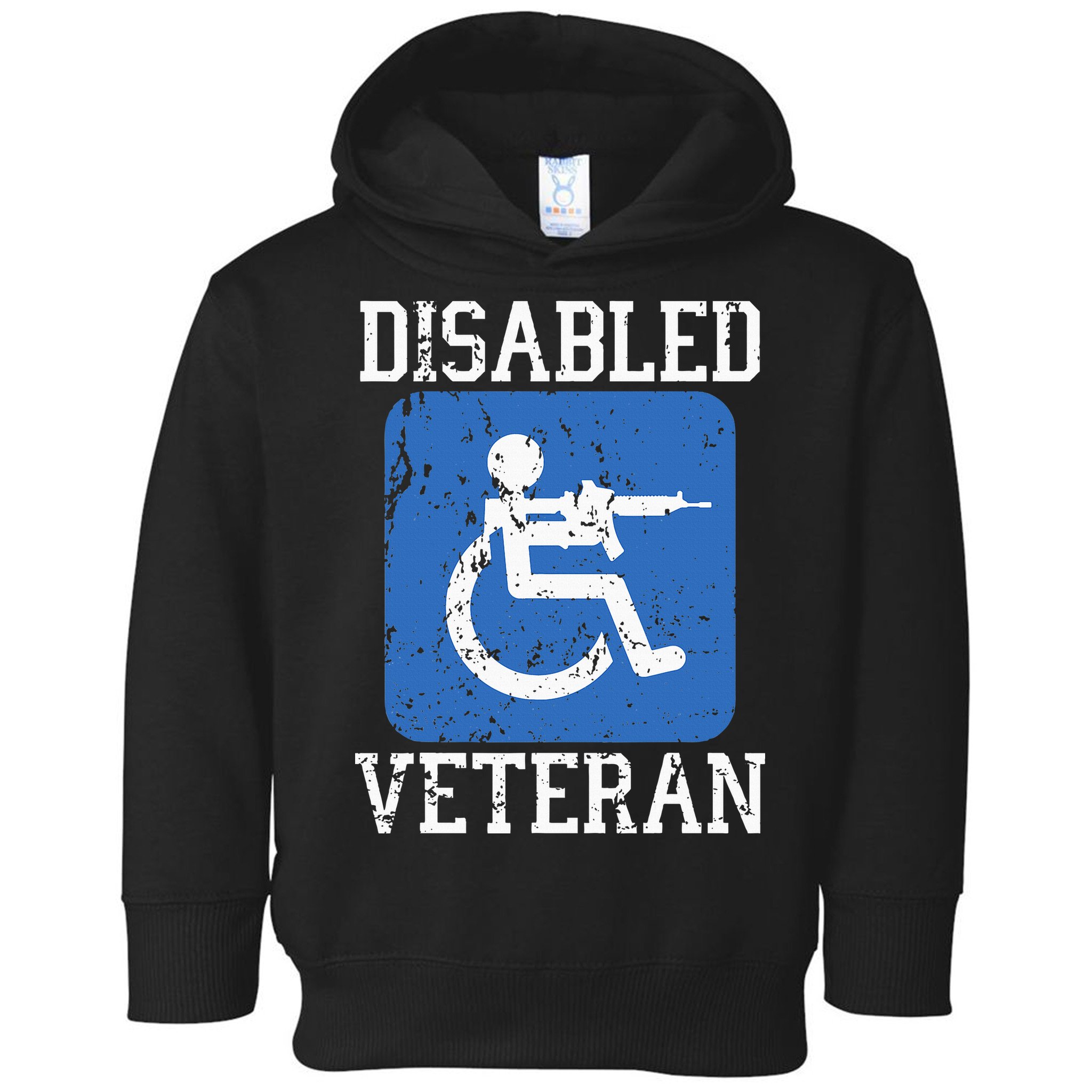Disabled Veteran Armed Forces Military Soldier Army Usa Toddler Hoodie