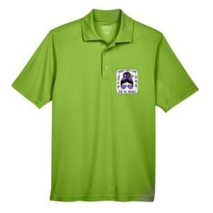 Domestic Violence Awareness Stop End Domestic Violence Men's Origin Performance Pique Polo