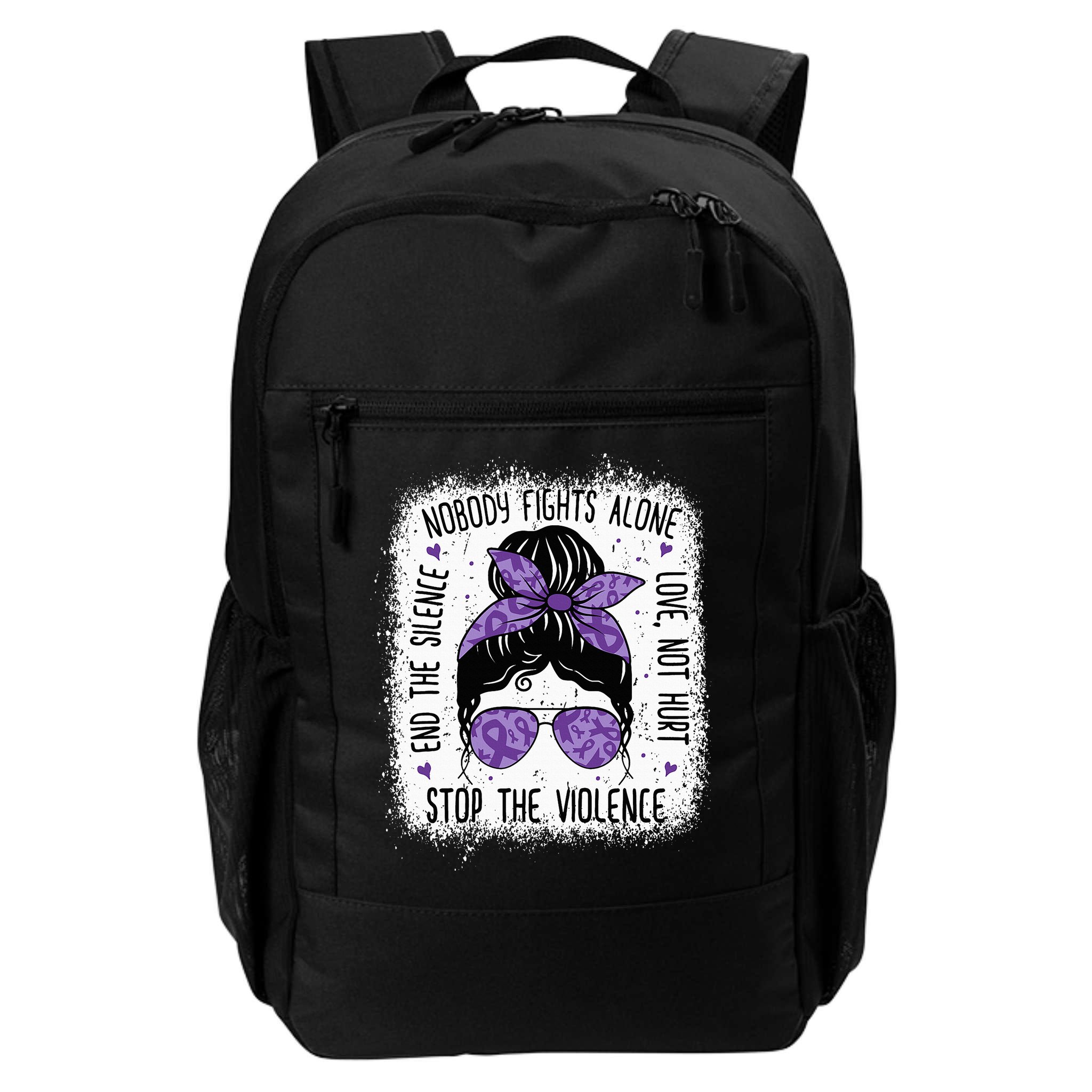Domestic Violence Awareness Stop End Domestic Violence Backpack