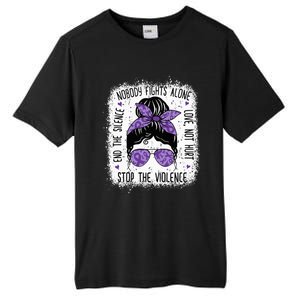 Domestic Violence Awareness Stop End Domestic Violence Tall Fusion ChromaSoft Performance T-Shirt