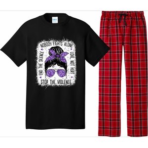 Domestic Violence Awareness Stop End Domestic Violence Pajama Set