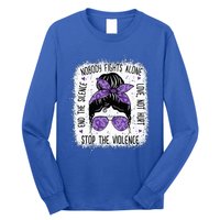 Domestic Violence Awareness Stop End Domestic Violence Long Sleeve Shirt