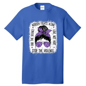 Domestic Violence Awareness Stop End Domestic Violence Tall T-Shirt