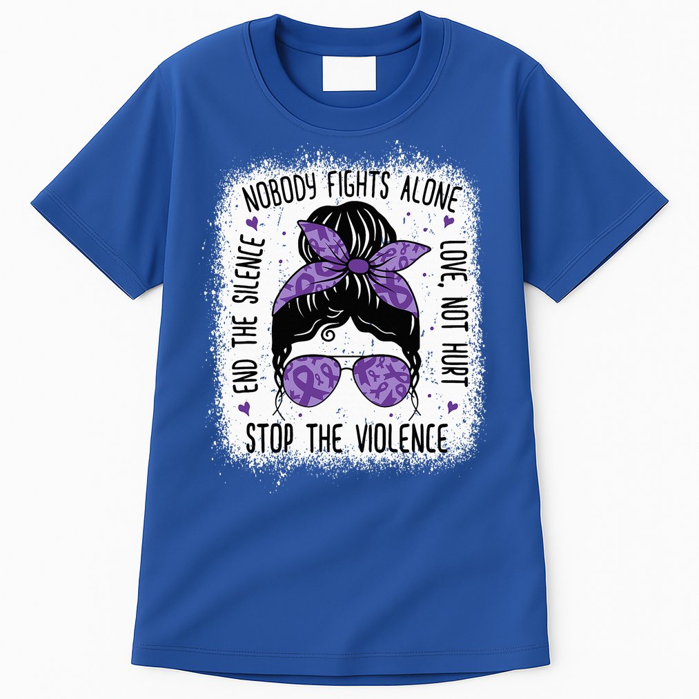 Domestic Violence Awareness Stop End Domestic Violence Tall T-Shirt