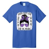 Domestic Violence Awareness Stop End Domestic Violence Tall T-Shirt