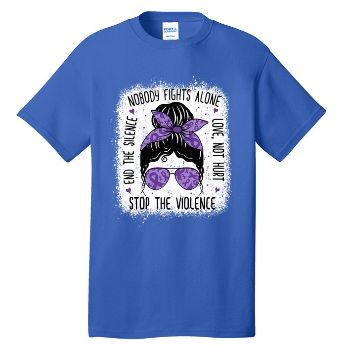 Domestic Violence Awareness Stop End Domestic Violence Tall T-Shirt