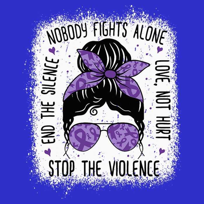 Domestic Violence Awareness Stop End Domestic Violence Tall T-Shirt